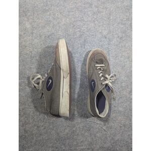 Vintage Nike All Court Canvas Gray Blue Skate Shoes Mens Size 6.5
